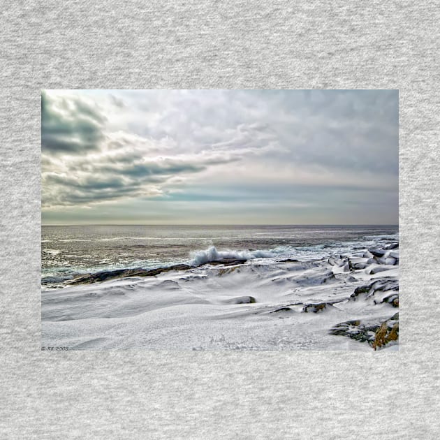 Wintery Coastline by BeanME